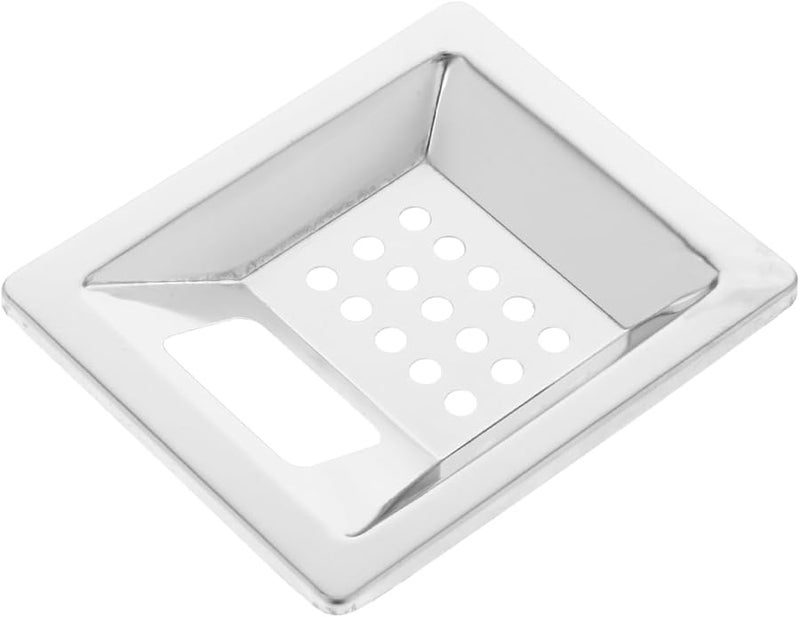 غطاء منفضة سجائر خارجي من الفولاذ المقاوم للصدأ 11.8 × 9.8 × 1.5 سم سلة نفايات للإطفاء للمطاعم والفنادق والمكاتب - Image 1